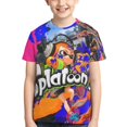 thumbnail image 6 of Splatoon 3 Kids T-Shirt 3d Printed Graphic T-Shirts Boys And Girls Short Sleeve Shirts For Youth Kids X-Small, 6 of 7