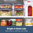thumbnail image 2 of Recipientes Rubbermaid Easy Find para almacenar alimentos, 26 unidades, azules, 2 of 5