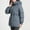 Sky Blue, variant on Up to 65% off Ofreoo Womens Jacket Solid Color Pocket Hodded Draw Rope Keep Warm Coat