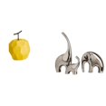 thumbnail image 1 of Escultura de fruta de , adorno coleccionable, estatua de mesa, decoración geométrica para festivales, oficina, figuras de animales de cerámic, 1 of 8