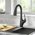 thumbnail image 3 of KRAUS Merlin Transitional Pull-Down Single Handle Kitchen Faucet in Matte Black, 3 of 15