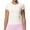 Beige, variant on PEXLYCLU short sleeve shirts for women, womens tops, short sleeve going out top, shirts for women, Women's Crew Neck Short Sleeve Tees Double Lined Slim Fit T Shirt Basic Y2K Tops, Beige L