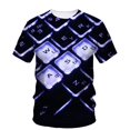 thumbnail image 1 of Personality Creative Computer Keyboard Pattern Printed Summer Men's T-Shirt Trend Hip Hop Short Sleeve Classic Loose Casual Top, 1 of 5