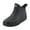 Black, variant on Men Rain Boots Outdoor Slip on Waterproof Non-Slip Rubber Ankle Boots Rain Booties