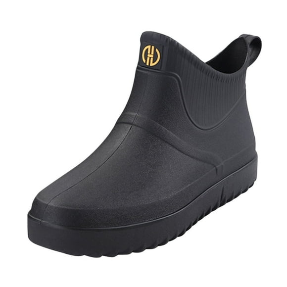 Chaussures Décontractées pour Hommes Extérieur - Bottines à Enfiler Mode Chaussures de Pluie pour Hommes