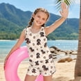 thumbnail image 3 of Xoenoiee Dachshund Paw Heart Print Girls Tankini Swimsuits with Boy Shorts 2 Piece Swim Suits 2026 Round Neck Bathing Suit Beach Pool Modest Swimwear Beachwear, 6-7 Years, 3 of 7