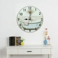 thumbnail image 2 of Bathroom Clock for Wall Farmhouse Decoration for Toliet Guest Washroom Battery Operated Silent Clocks Movement 10 Inches Non Ticking Room Decor, 2 of 5