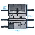 thumbnail image 2 of Phenofice 1Set Grey Storage Bag Walker for Daily Use with Multiple Pockets, 2 of 5