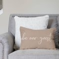 thumbnail image 4 of Farmhouse Throw Pillow Cover 12x20 Inch Be Our Guest Pillow Cover Beige Cozy Relax Decorations Lumbar Decorative Pillow Case for Home Guest Room Bedroom Essentials Couch Sofa Bed Decor, 4 of 6