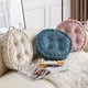 thumbnail image 3 of Nvzi Diamond Pattern Chair Pads with Handle Soft Comfy Velvet Seat Chair Cushion for Dining Chairs, Office Chairs, Hardwood Floors (Blue,Diameter 16), 3 of 5