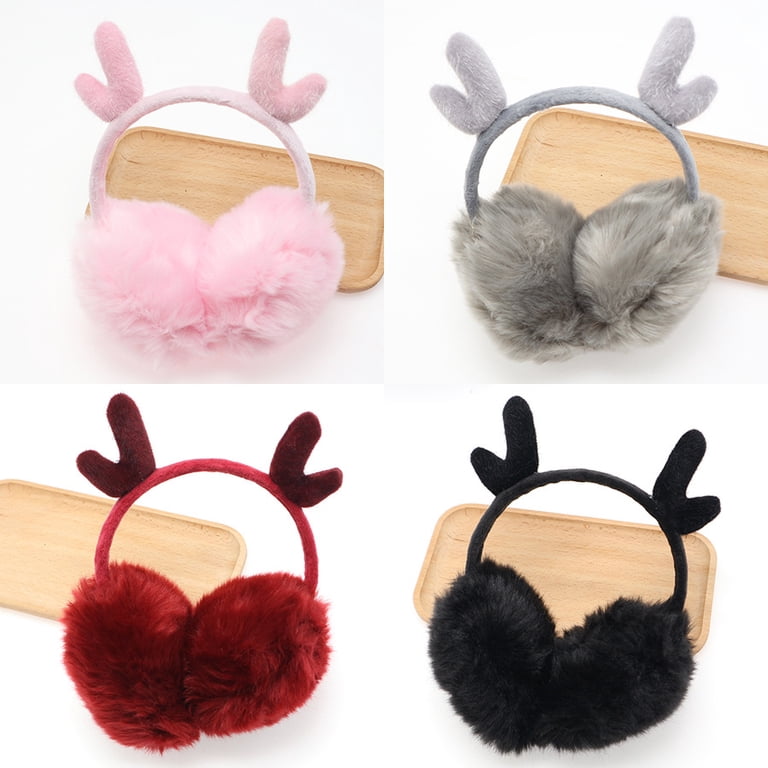 Namzi Ear Muffs for Winter Cute Reindeer Antlers Earmuffs  display picture 1