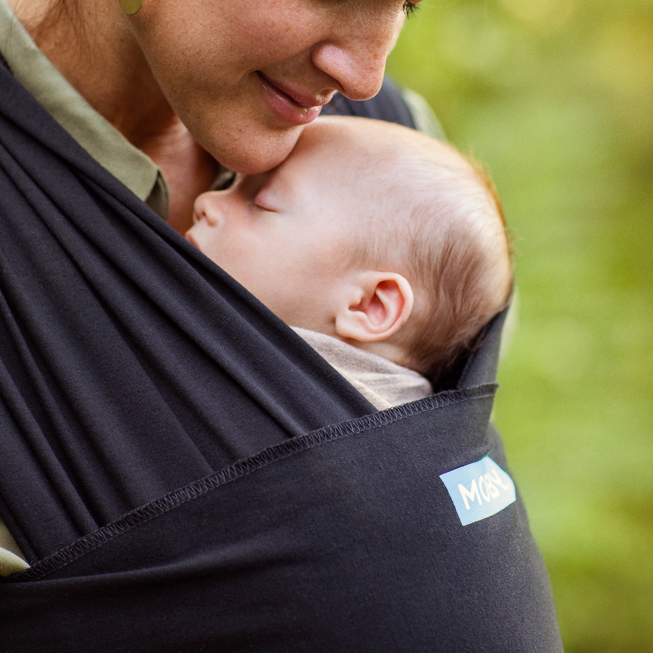 Moby Wrap Evolution Wrap Baby Carrier in Black