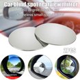 thumbnail image 2 of CAROOTU 2PCS Universel Angle Mort Miroir Voiture Rond Convexe Rétroviseur 360 Degrés Réglable, 2 of 8