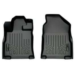 Smartliner SA0454 Custom Fit 1st Row Floor Mats Liner Set with Vinyl Flooring for 2019 2021 Ford Ranger Black