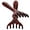 Purple Sandalwood, variant on ABCISI Massage Comb, 2 Pcs Wooden Massage Comb 6 Claws | Meridian-Dredging Rake Foot Acupoint Massager for Head, Back, Legs, and feet. Ideal as a Father's Day or Mother's Day Gift (Red Sandalwood)