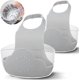 thumbnail image 1 of Soporte para esponja para fregadero para organización de cocina con 30 bolsas de malla desechables para fregadero, organizador de cocina ajustable con grifo (2 cajas) (gris, 2 cada uno) TUNC Sencillez, 1 of 2