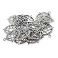 thumbnail image 1 of 20Pcs Round Pentacle Star Charm Colgantes, Aleación Lucky Charms Para Mujeres Niñas Joyería Haciendo Accesorios, 1 of 9