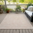 thumbnail image 6 of Addison Rugs Chantille Indoor/Outdoor Transitional Geometric Peach Washable Rectangle Rug, 5' x 7'6", 6 of 6