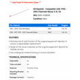 thumbnail image 2 of Oil Dipstick - Compatible with 1996 - 2002 Chevy Blazer 4.3L V6 1997 1998 1999 2000 2001, 2 of 2