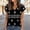 A468 Black, variant on T-Shirt for Women V Neck Short Sleeve Fashion Graphic Print Abstract Art Style Loose Fit Breathable Summer Tops Casual Streetwear Apparel