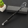 thumbnail image 4 of WWS-Retractable Sharpies Self Retractable Carpenter Pencil Highlighter Pen Reel Pull Holder with Wire Rope Chain Lanyard for Nurses Kids Carpenters, 2 Pack, 4 of 4