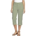 thumbnail image 1 of Gloria Vanderbilt Ladies' Roll Cuff Capri (Sagebrook, 18), 1 of 1