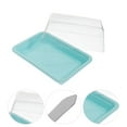 thumbnail image 3 of CNKOO Butter Dish Container Cheese Keeper Holder Storage Tray Saver Food Plastic Covered French Box Sliced Lid Containers, 3 of 7