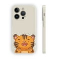thumbnail image 1 of Diseño exclusivo y altamente funcional: funda protectora plateada de doble capa mate con gráficos divertidos para iPhone 15 Pro Max 14 13 12 Pro 11, 1 of 4