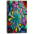thumbnail image 2 of Motif de Fleurs Fractales Multicolores - Impression sur Toile Florale, 2 of 3