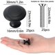 thumbnail image 3 of 25 Pieces Cabinet Handle Knobs For Bathroom, Cabinets, Dresser Doors, Furniture (30mm), 3 of 5