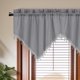 thumbnail image 3 of Nvzi Cortinas triangulares de lujo con cuentas, 3 paneles, para sala de estar, baño, cafetería, lavandería, sótano, bolsillo para barra, cortinas opacas cortas para ventana (gris, 51 x 23 pulgadas), 3 of 5