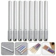 thumbnail image 3 of LOVEVER 8Pcs Metal Pencil Extenders Reusable Pen Extenders Art Pencil Extenders Office Pen Extender, 3 of 7