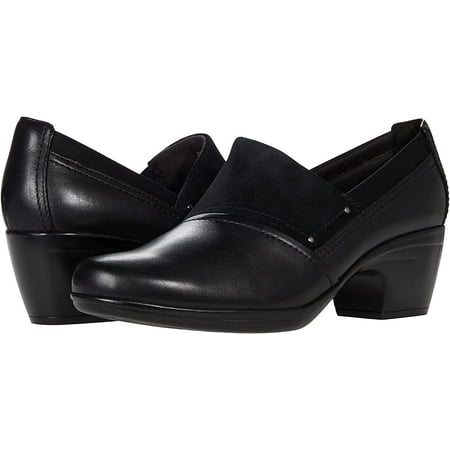 Clarks Womens Emily Step Loafer, Black Leather, 6.5 | Walmart Canada