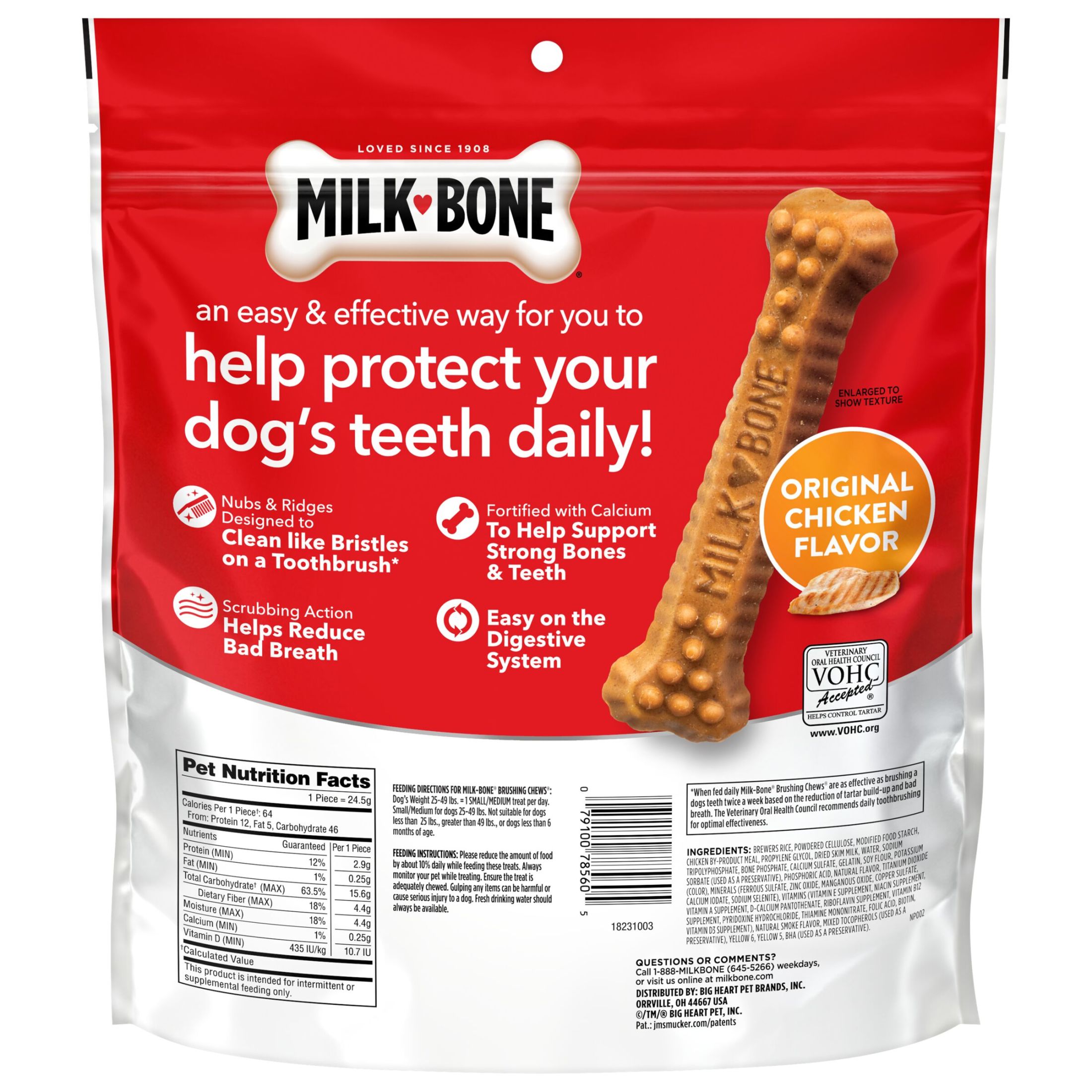 Milk-Bone Brushing Chews Dental Treats Chicken, 27.5 oz photo 8