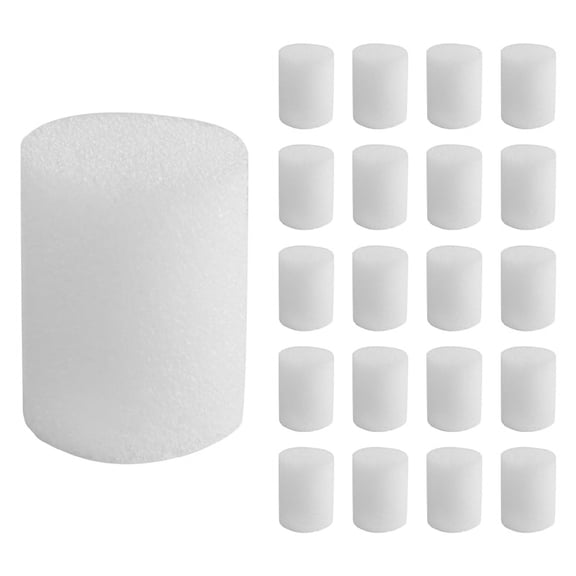 100 x Hydroponic sponge-White