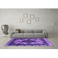 thumbnail image 3 of Ahgly Company Indoor Rectangle Oriental Purple Industrial Area Rugs, 6' x 9', 3 of 4