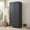 70" Black, variant on Demi Bonn 60" Steel Wardrobe Cabinet with Adjustable Shelf, Hanging Rod & Drawer, Space-Saving Closet Storage for Bedroom, Office, Entryway & Laundry Room, White