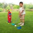 thumbnail image 5 of Play Day, Jumbo Golf Caddy Set with Clubs and Balls, Outdoor Toy Sports Equipment for Kids Ages 3+, 5 of 7