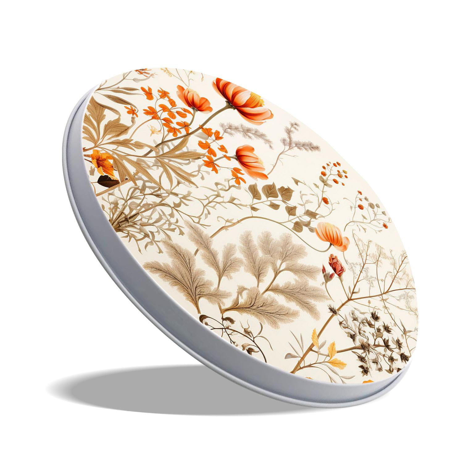 Decorative Stove Burner Covers 4 Pcs Metal Round Stove Burner Covers 8Inch And 10Inch for Home Decor Cooktop Decorative ,Autumn Sunflower Leaves creative