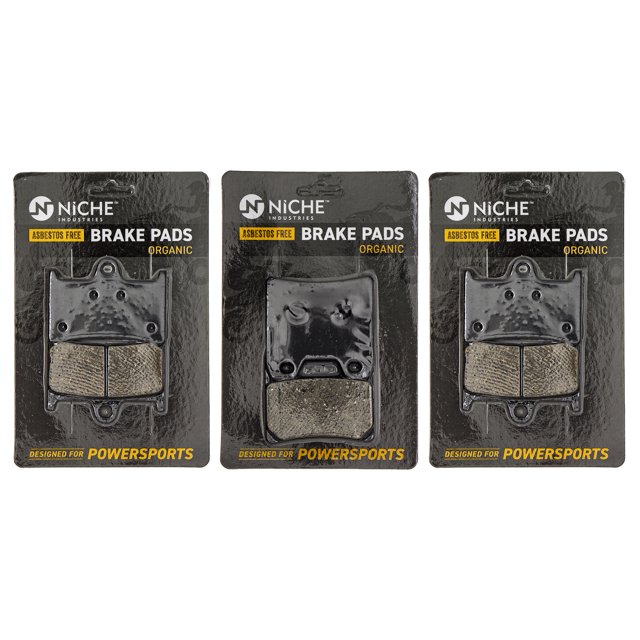 Niche Complete Organic Brake Pad Set for Yamaha FZ1 Motorcycle MK1002591