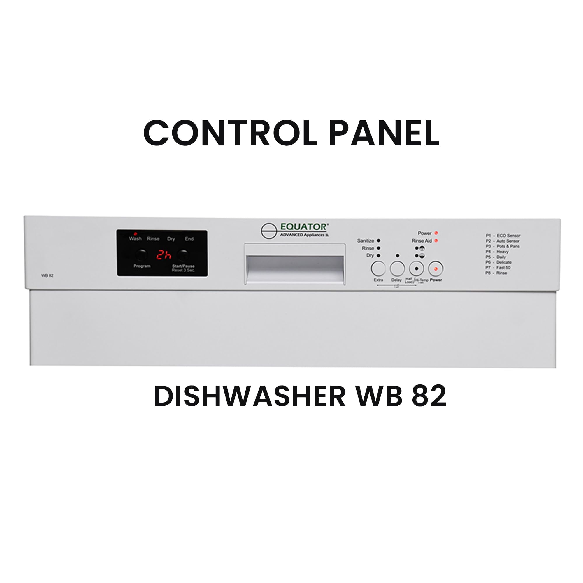 Pemberly Row 24" Dishwasher 14 Place & 3/4 HP Garbage Disposer 51dB 110V