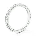 thumbnail image 3 of Vir Jewels 3/4 CTTW Lab Grown Diamond Eternity Ring Wedding Band in Sterling Silver Female Adult, 3 of 6