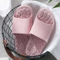 thumbnail image 4 of ibiyuan Womens Summer Slippers Men Slides Comfortable Shower Shoes Women Non Open Toe Comfortable Walking Sandals for Women Thick Sole, 4 of 5