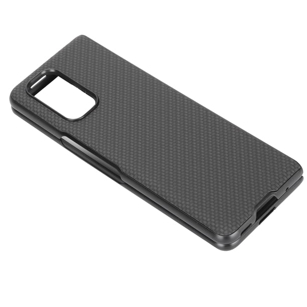 Caja del teléfono, caja texturizada de fibra de carbono de Smartphone de la caja del teléfono del modelo del cuero del teléfono dirigida a medida