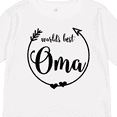 thumbnail image 4 of Inktastic World's Best Oma Girls Long Sleeve Toddler T-Shirt, 4 of 5