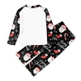 thumbnail image 7 of Matching Christmas Pajamas for Family Cute Xmas Red Wine Glass Crewneck Raglan Tops with Pants Matching Holiday Lounge Set Pjs, 7 of 7