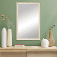 thumbnail image 6 of Frame My Mirror Framed Wall Mirror - Antique White 20" x 36" Mirror - Ideal for Bathroom, Wall Decor, Bedroom and Livingroom - Moisture Resistant with Safety Backing - Kendall Design, 6 of 12