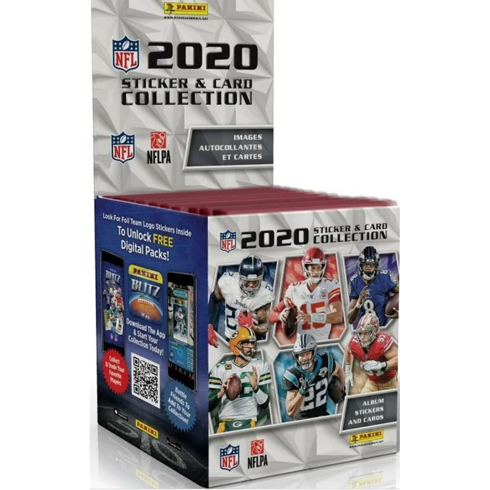 20 PANINI NFL STICKER 50CT BOX