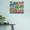 thumbnail image 4 of HFDF When You Enter This Office You Are Amazing Wonderful Tough Kind Print Canvas Wall Art Cactus Succulents Inspirational Poster School Counselor Therapist Decor 18x12inch Framed, 4 of 6
