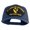 Navy, variant on 1st Cavalry Division The First Team Patched Solid Cotton Twill Pro Style Cap - Black OSFM
